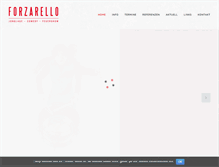 Tablet Screenshot of forzarello.de